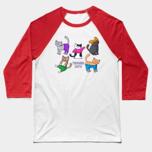 Trouser Cats Baseball T-Shirt